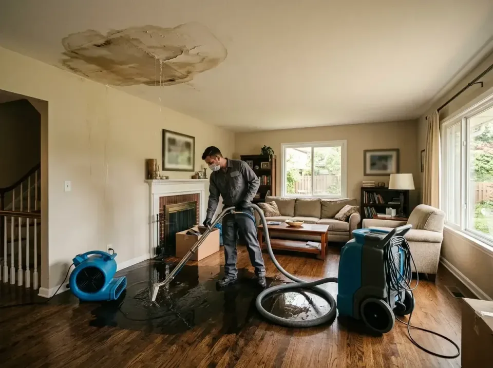 attic-pipe-burst-ceiling-drip-008 — frequently asked questions, Water Damage Restoration & Carpet Care in Lauderhill, FL
